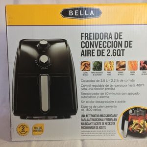 Bella Air Fryer 2.6 quart